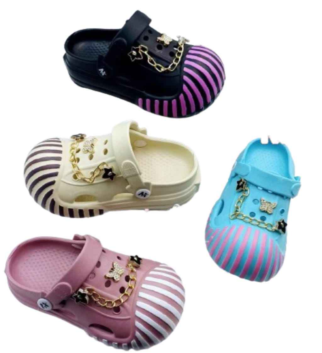 WhimsyStride™ Kids Clogs – Sizes 10 to 2