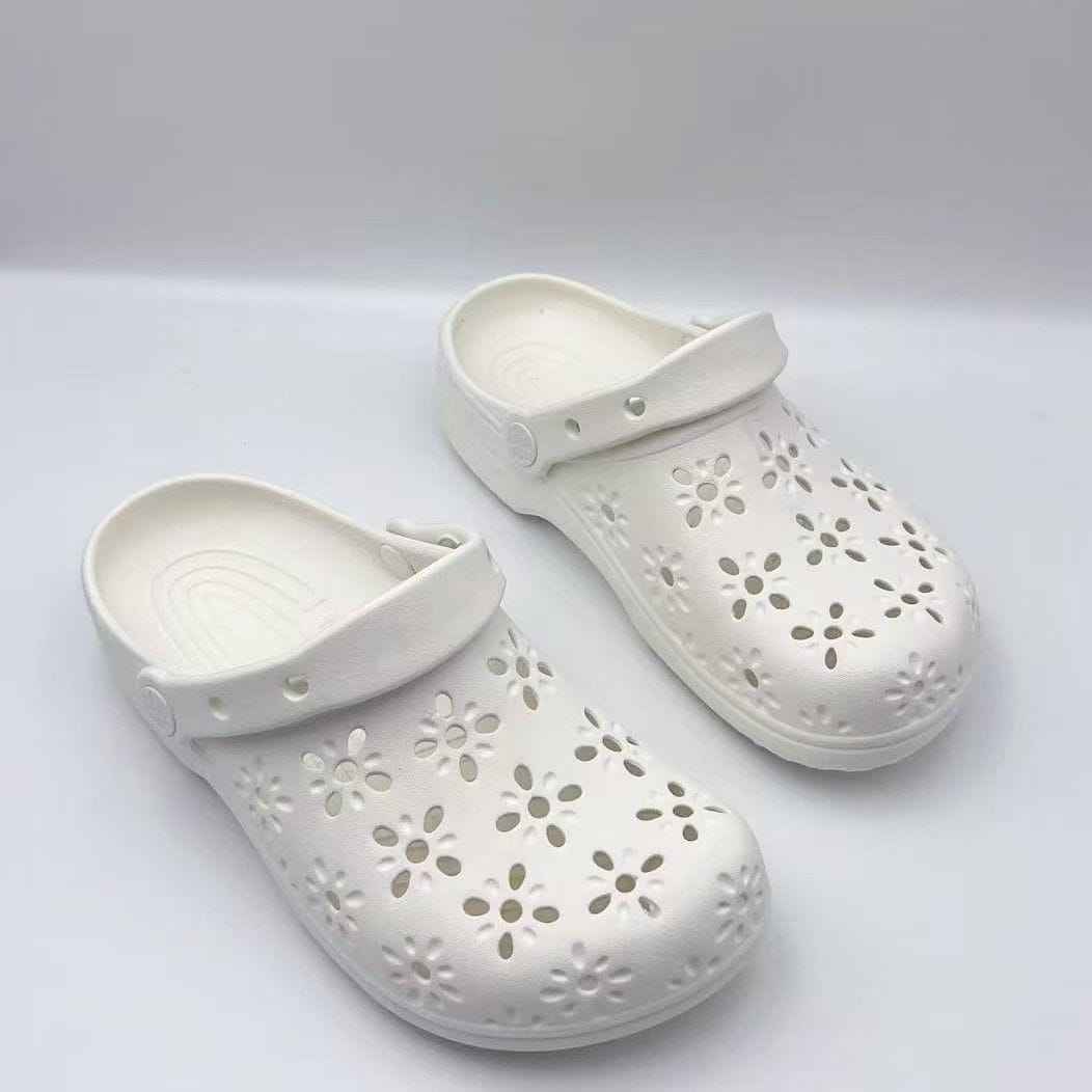 Floral Perforated Clogs – Light, Breezy & Ready to Go