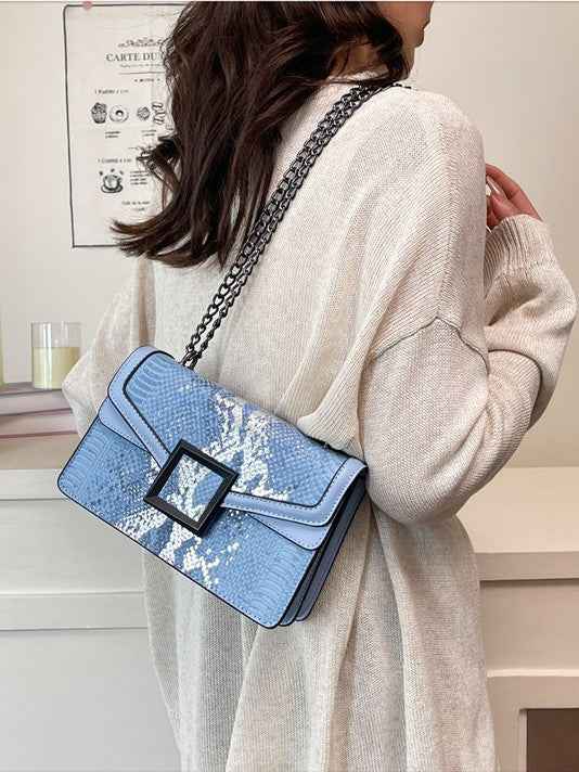 Snakeskin print Shoulder Bag