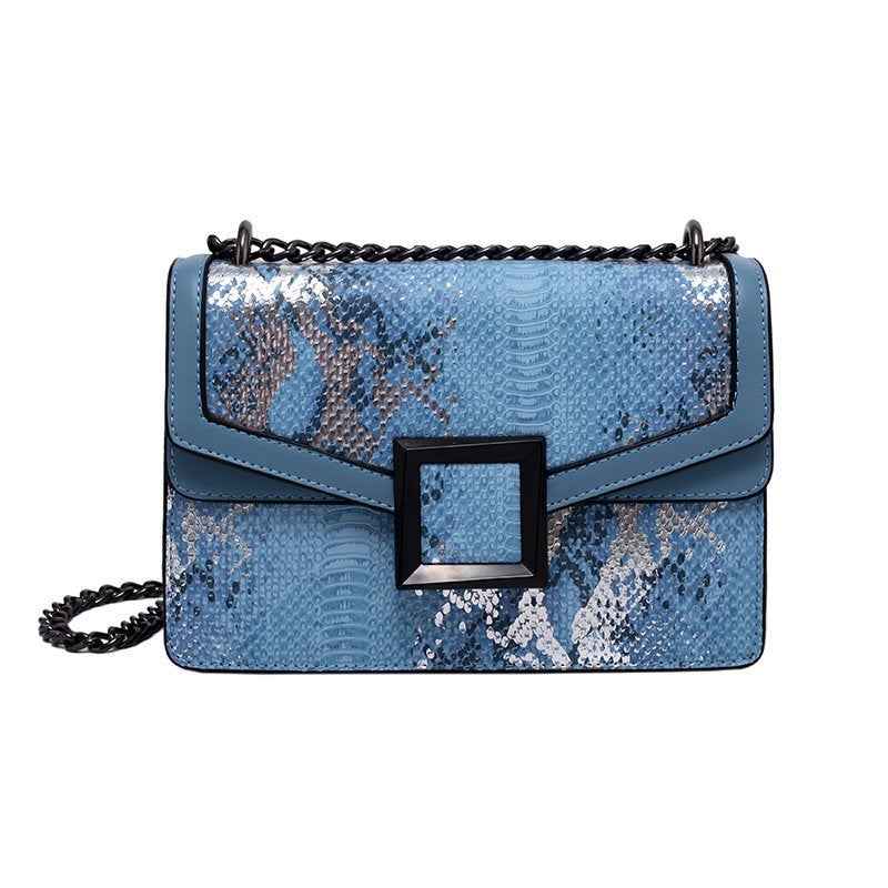Snakeskin print Shoulder Bag