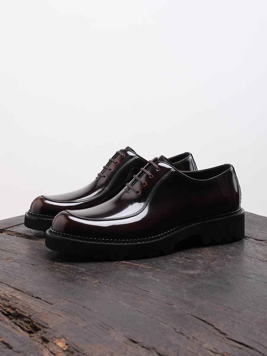 Iron Gloss Rugged Derby formal shoes
