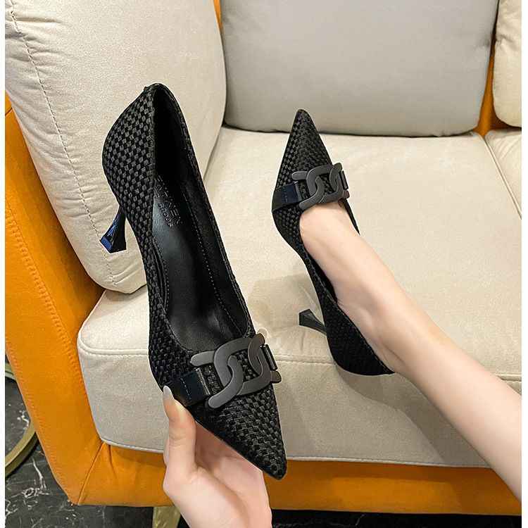 Chic Woven Stileto Heels
