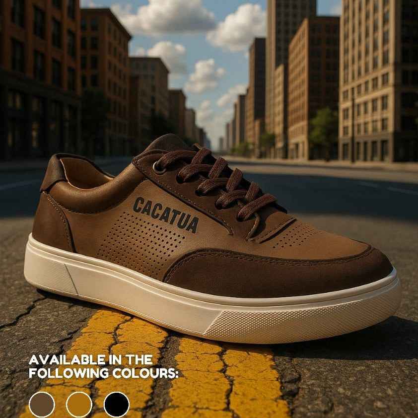 Men's Casual Perforated Sneaker –