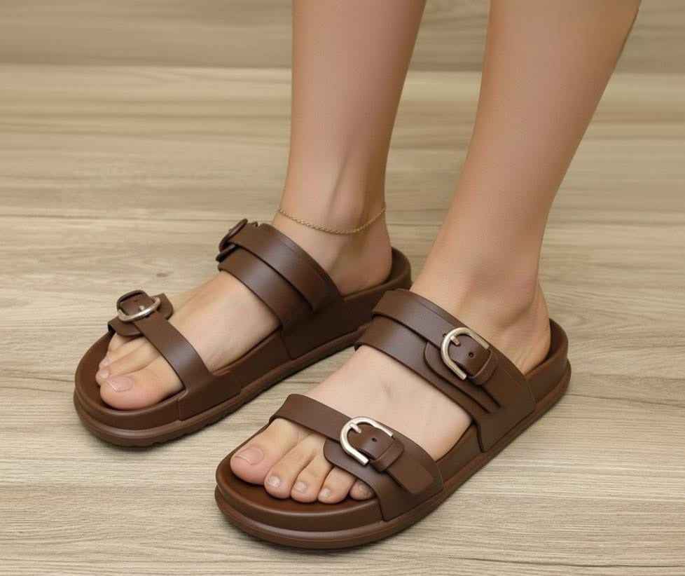 Vega Twin Buckle Sandals