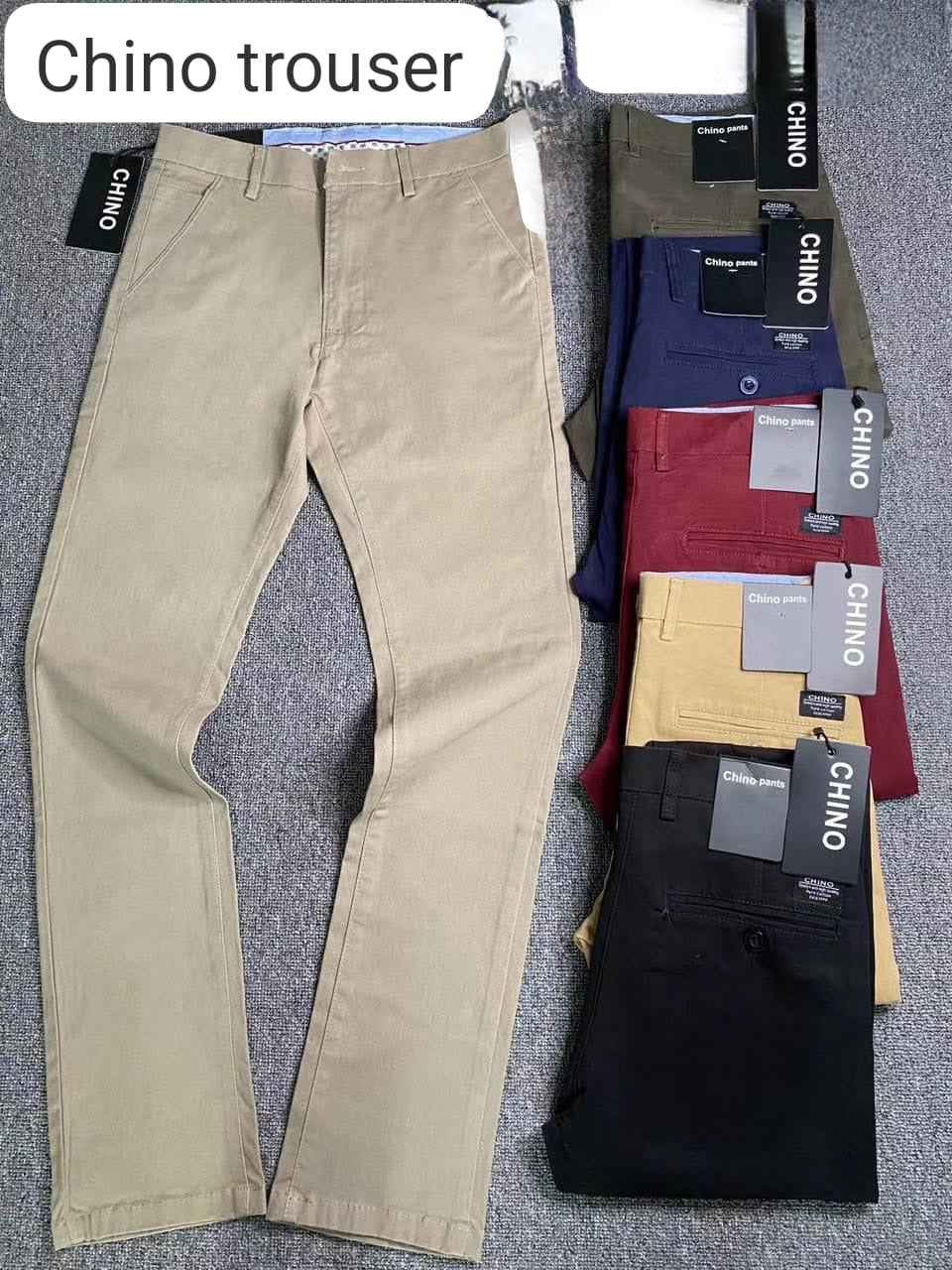 CHINO Everyday Stretch Trousers – Multi-Color Collection