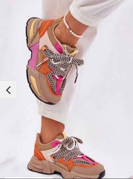 ColorRush Chunky Street Sneakers – Multicolor Mix