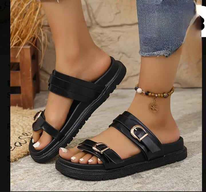 Women's Dual-Strap Slides