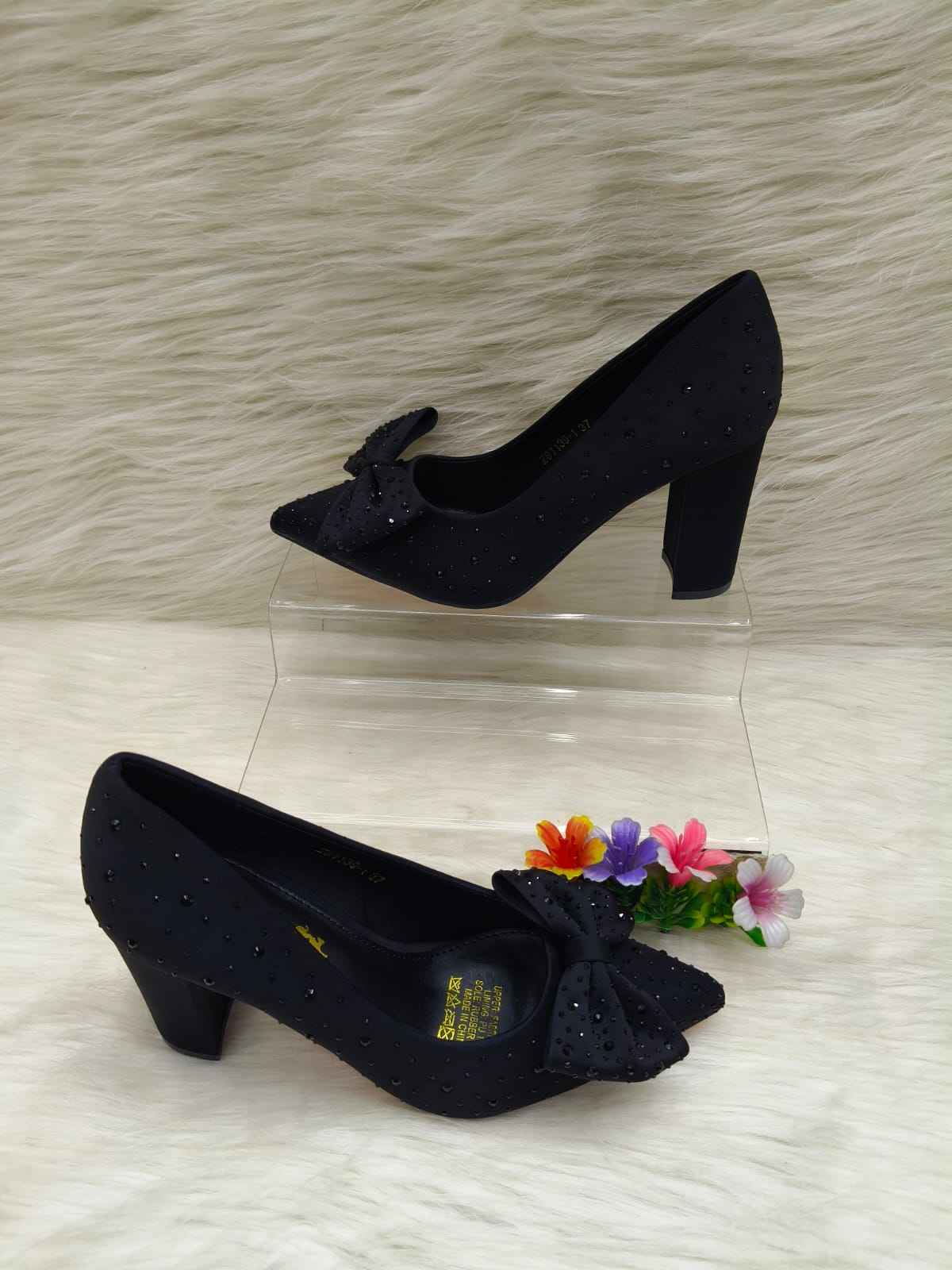 Radiant Ruby Bow heels