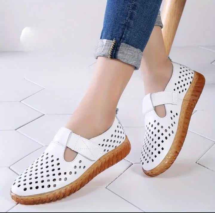 Perforated Slip-On Shoes