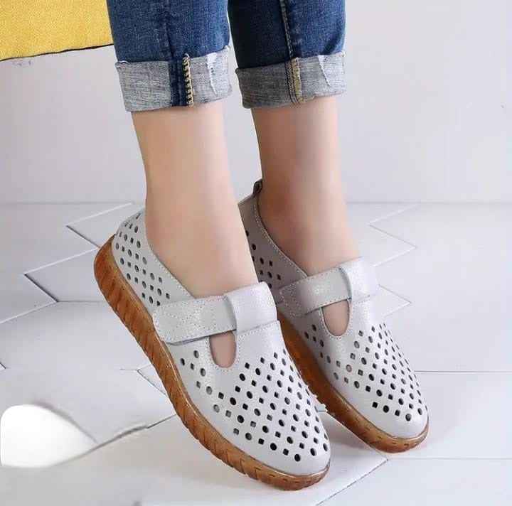 Perforated Slip-On Shoes