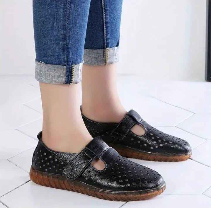 Perforated Slip-On Shoes
