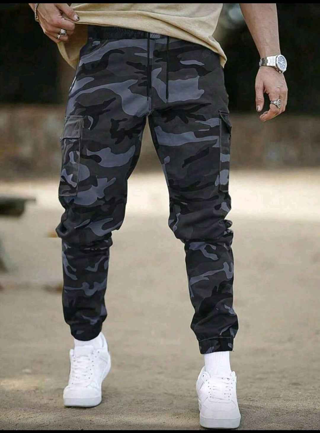 Men’s Camouflage Cargo Jogger Pants