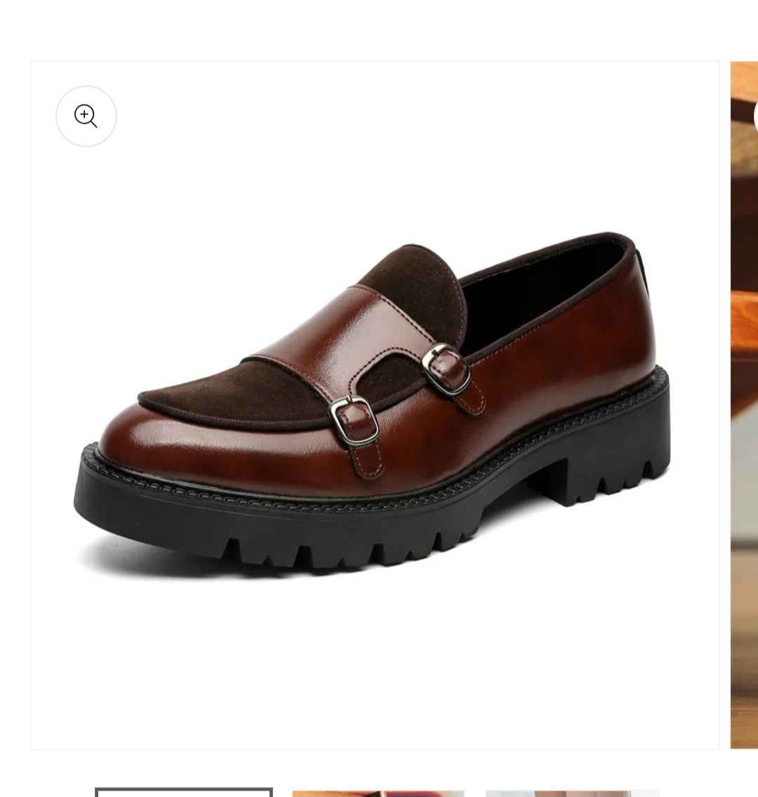 Bordeaux Monk Strap Loafers –