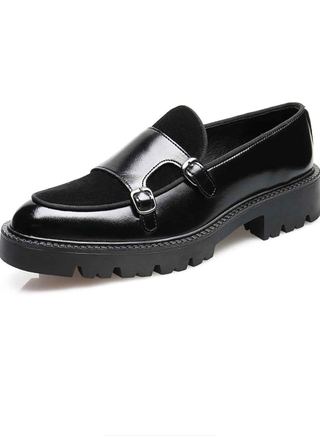 Bordeaux Monk Strap Loafers –