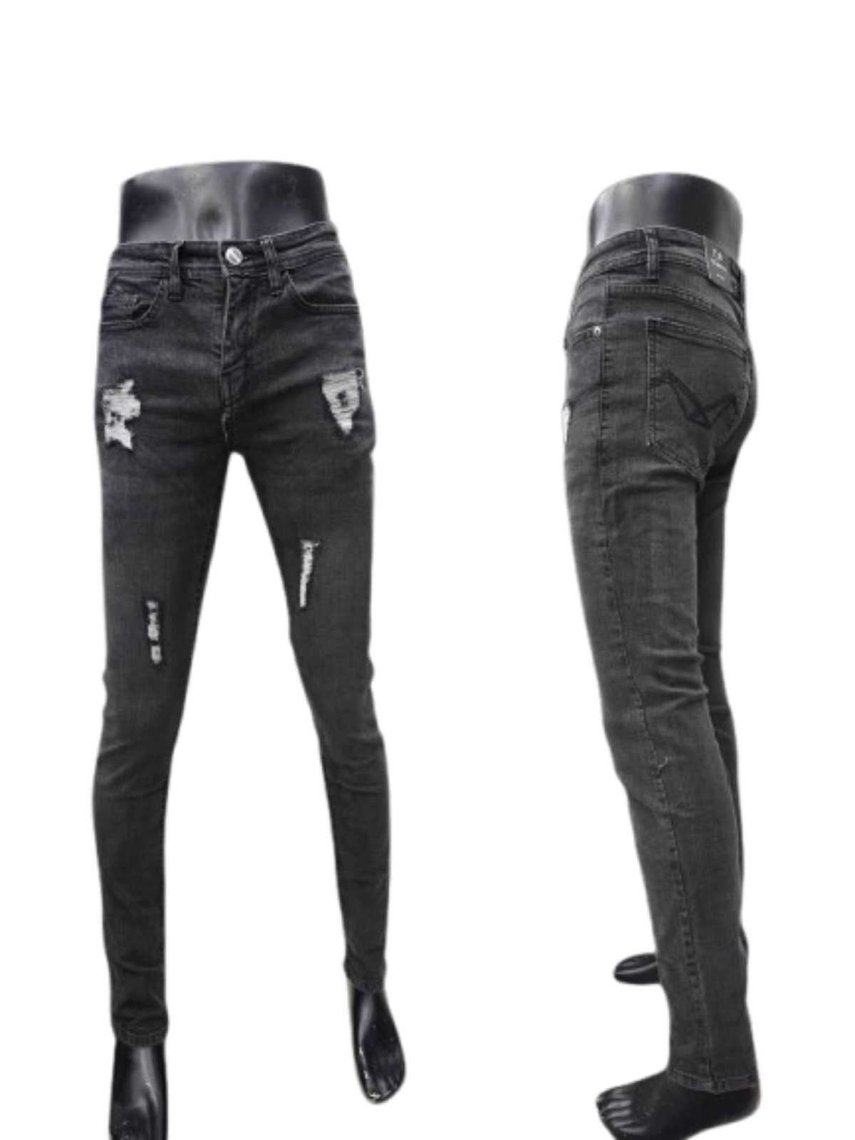 Men's Distressed Skinny Jeans - Litlavish Boutique