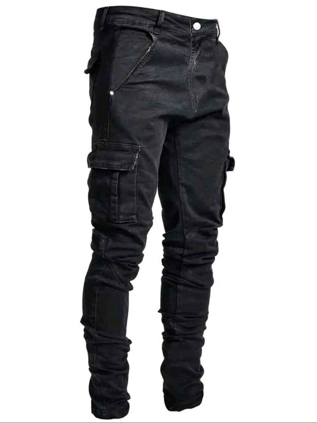 Streetwear Style Skinny Cargo pants