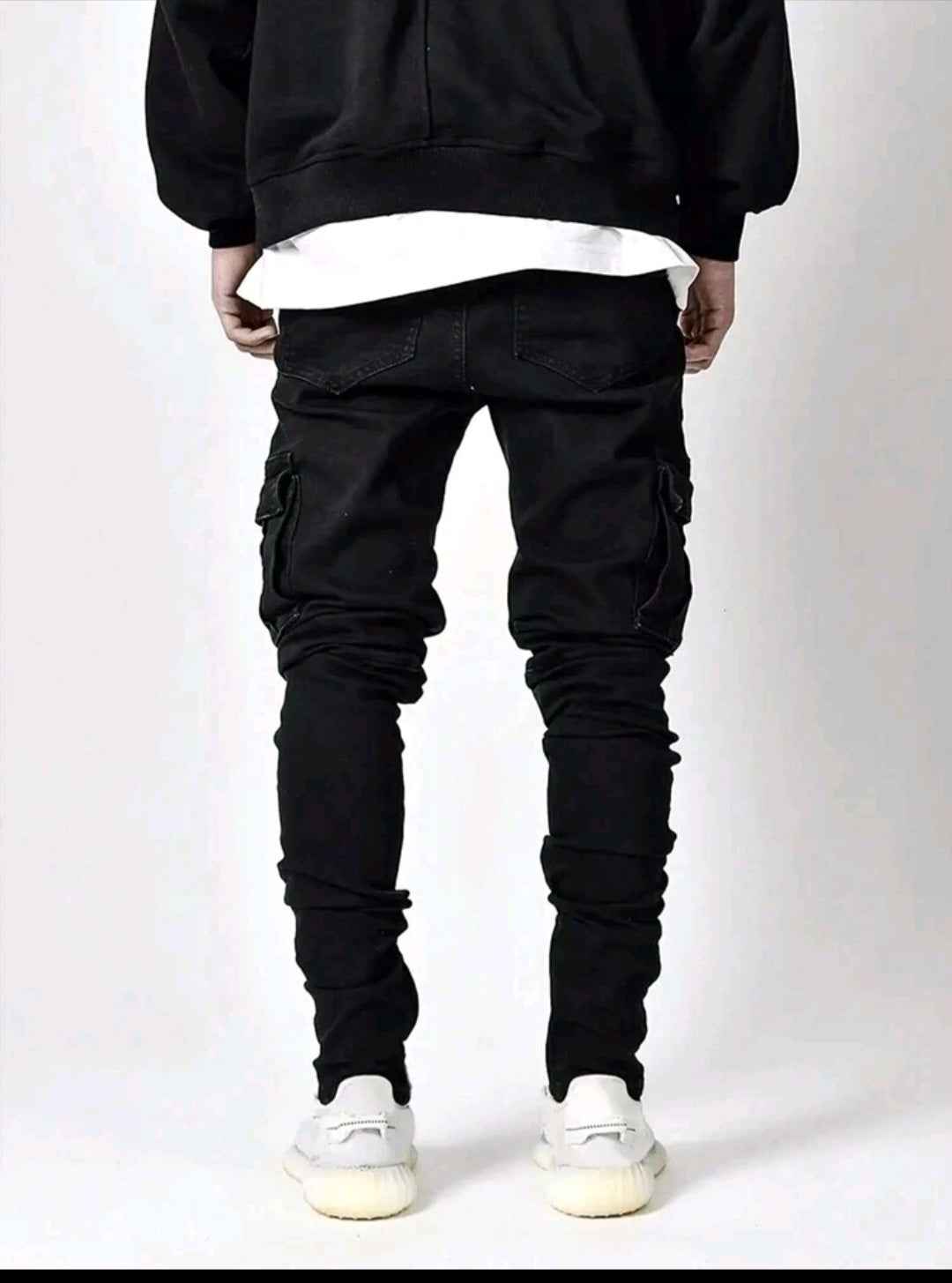 Streetwear Style Skinny Cargo pants