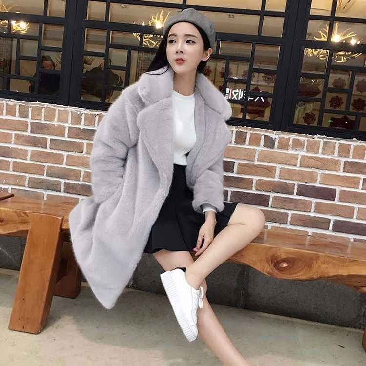 Plush Faux Fur Jacket