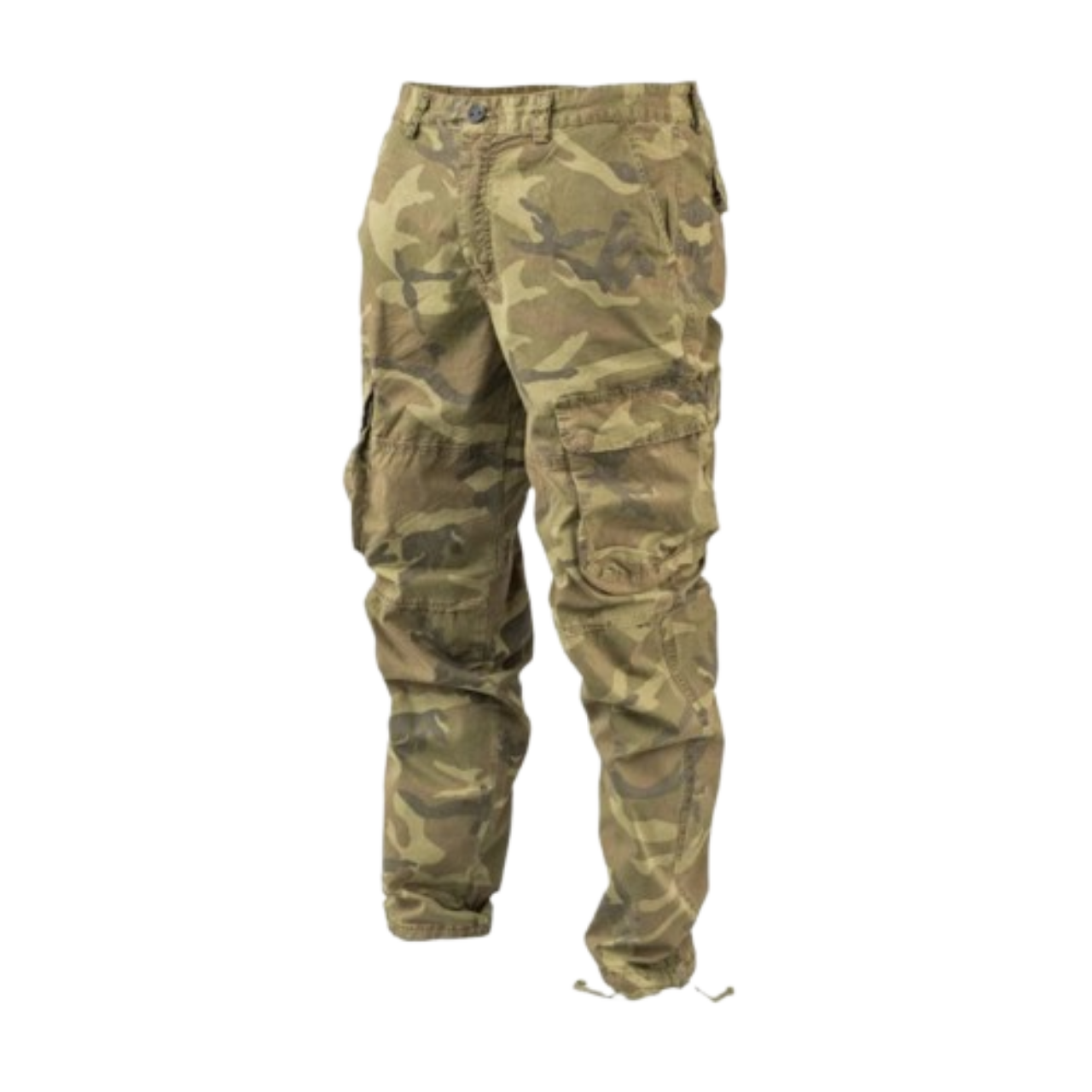 Rugged Camo Cargo Pants  for Men