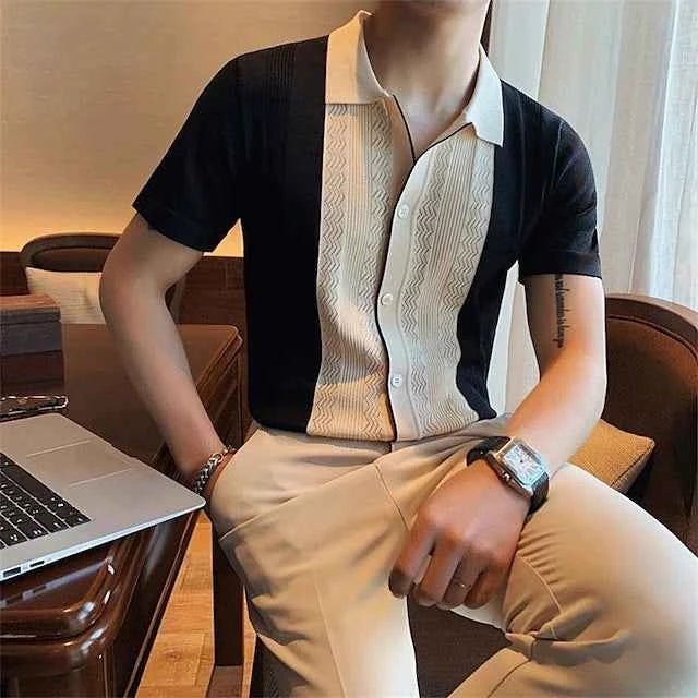 Contrast Panel Shirt