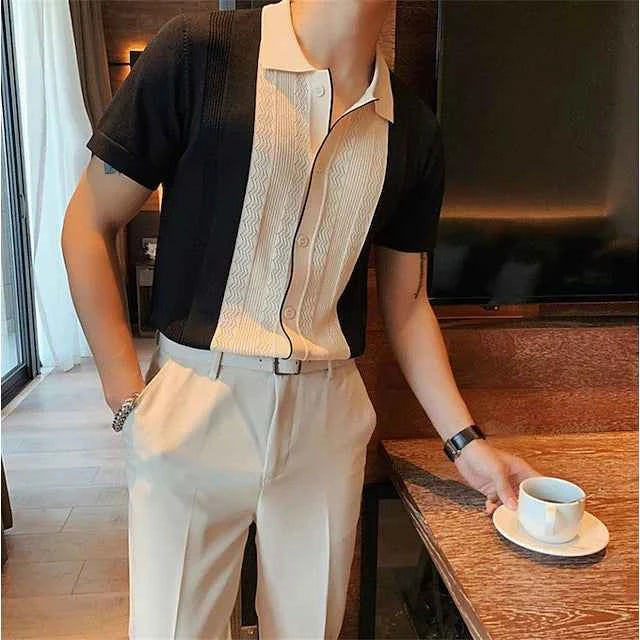 Contrast Panel Shirt