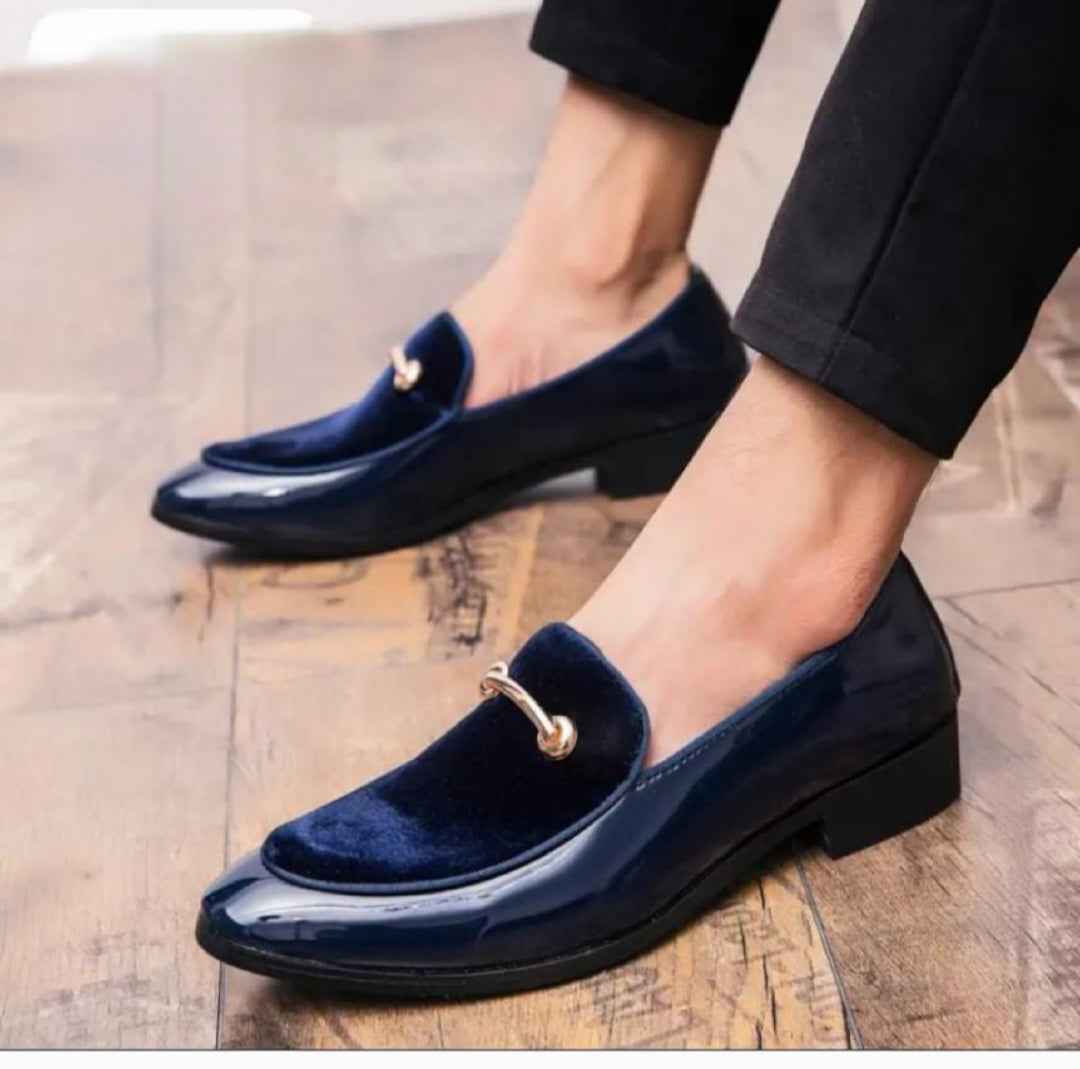 Velvet Bit Loafers
