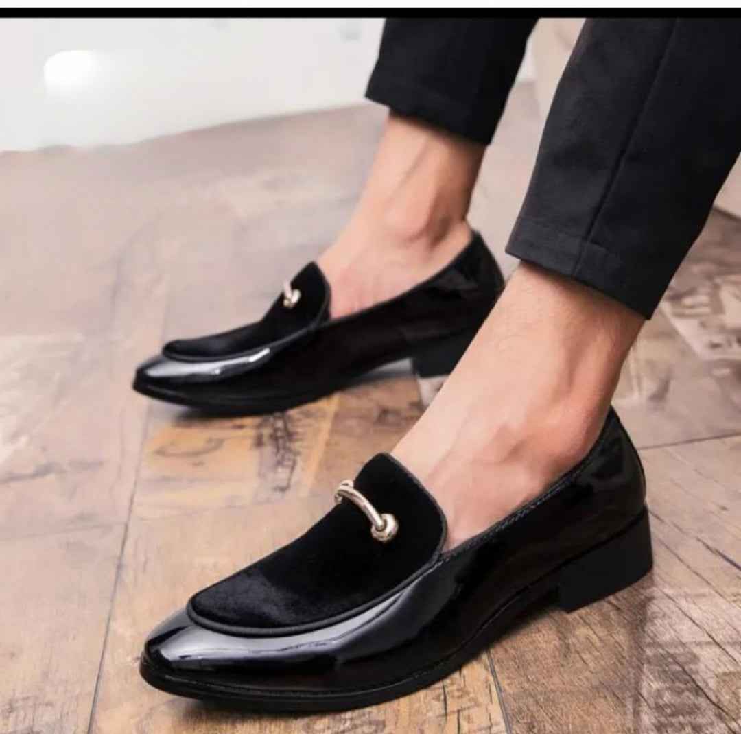 Velvet Bit Loafers