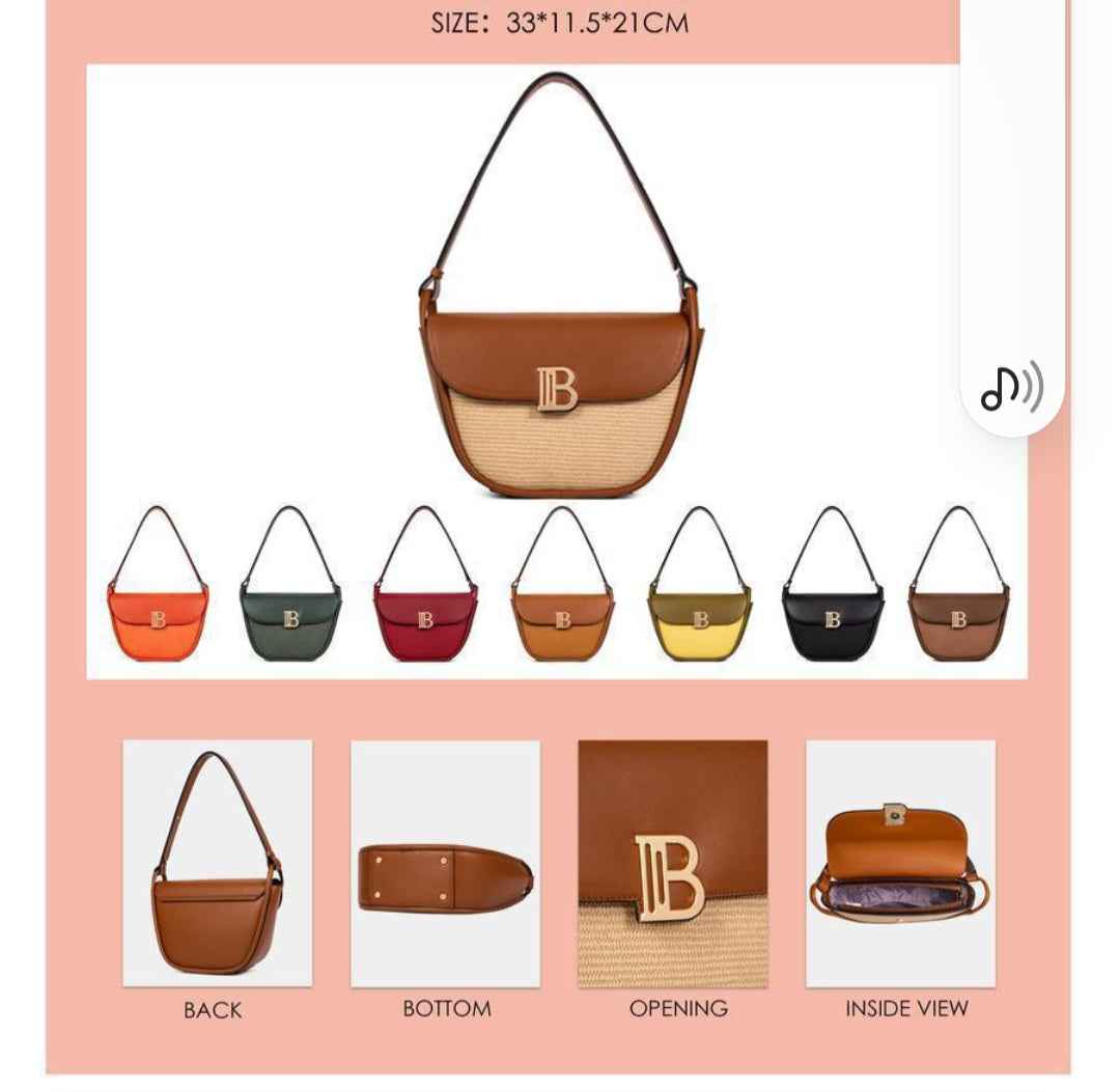 Flap Handbag – Women's Textured Tote