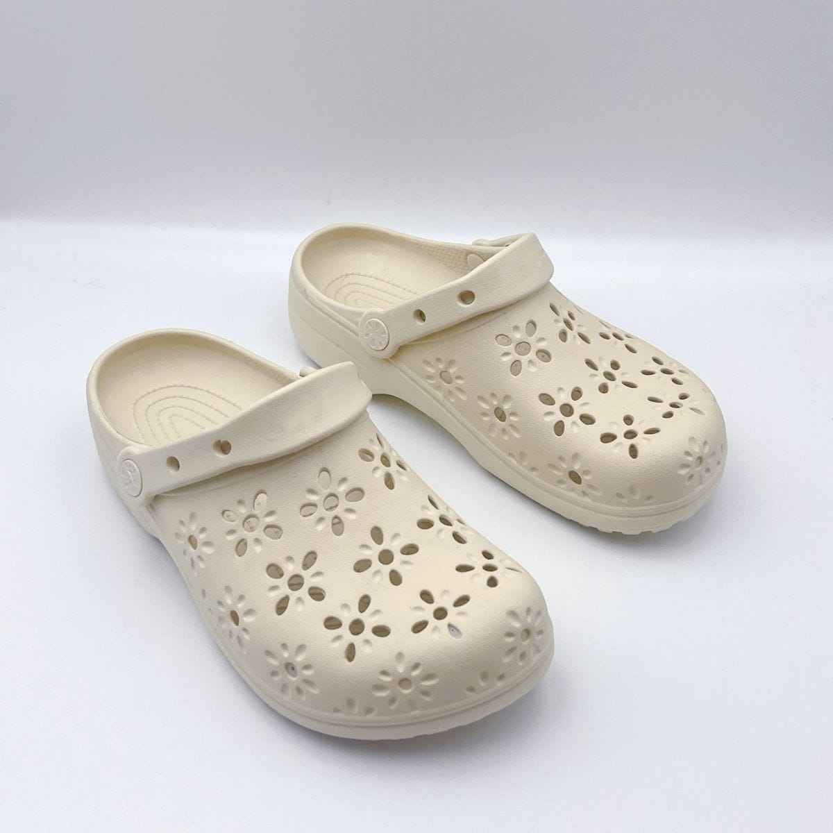 Floral Perforated Clogs – Light, Breezy & Ready to Go