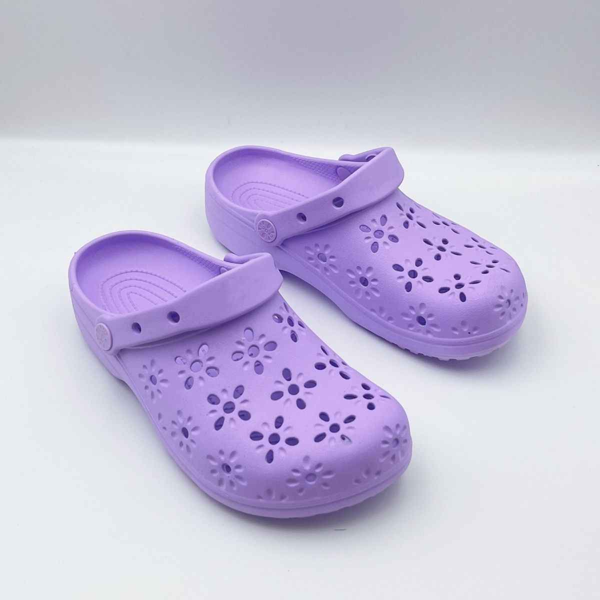 Floral Perforated Clogs – Light, Breezy & Ready to Go