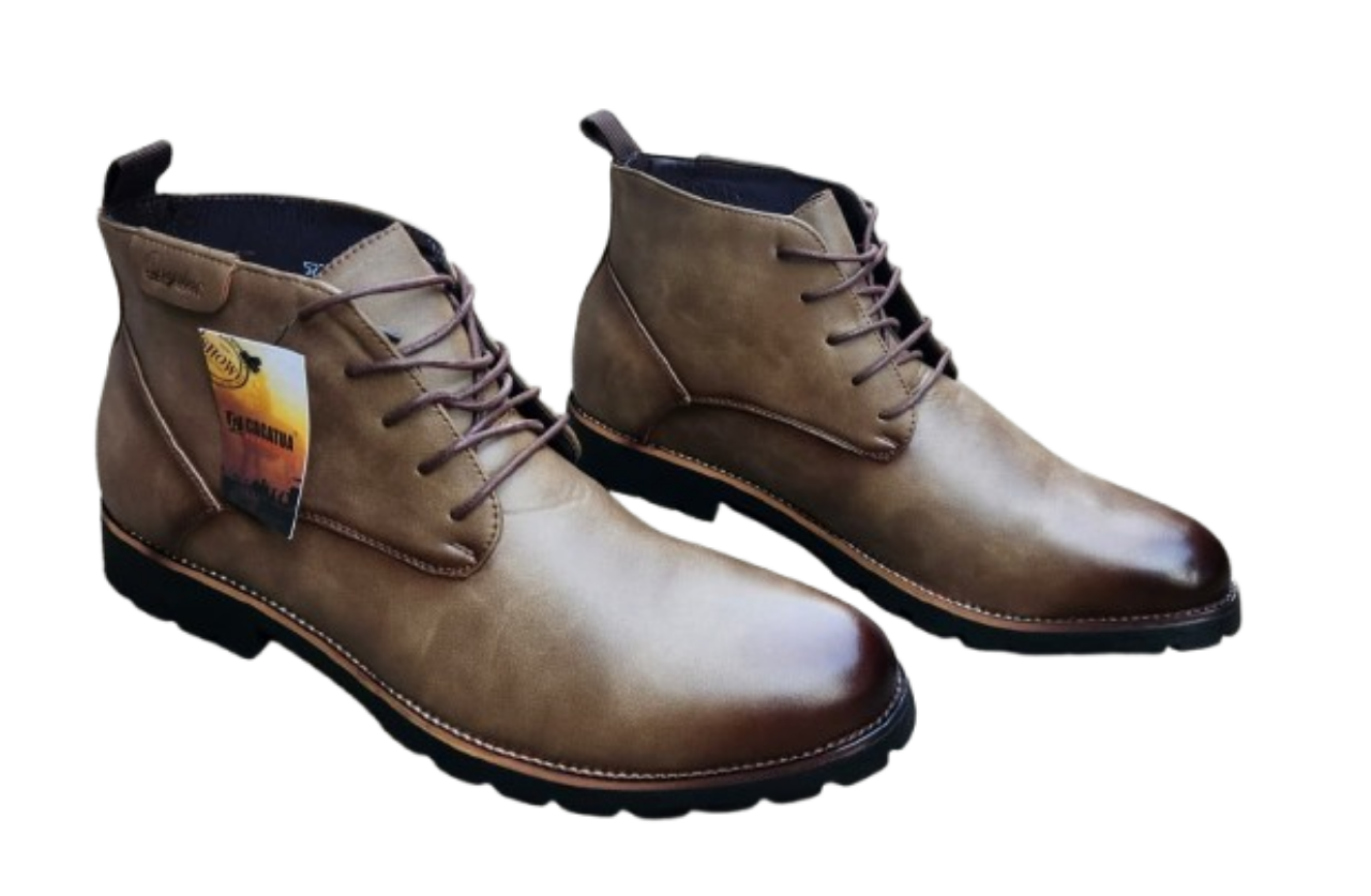 Sahara Ridge Ankle Boots – Rustic Brown