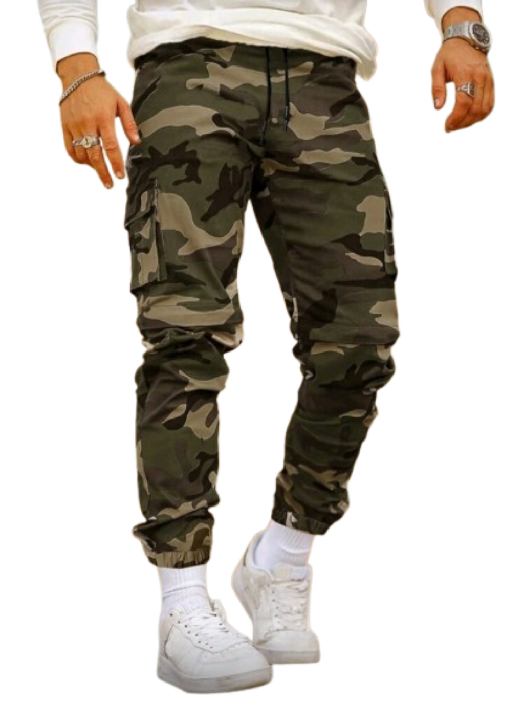Men’s Camouflage Cargo Jogger Pants