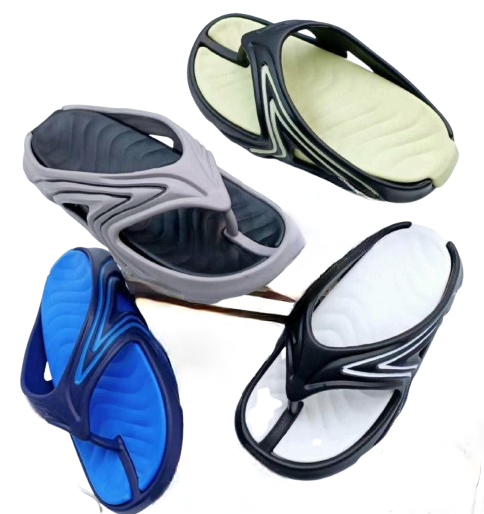 Duo-Tone Comfort Slides – Unisex Molded Sandals with Textured Footbed - Litlavish Boutique