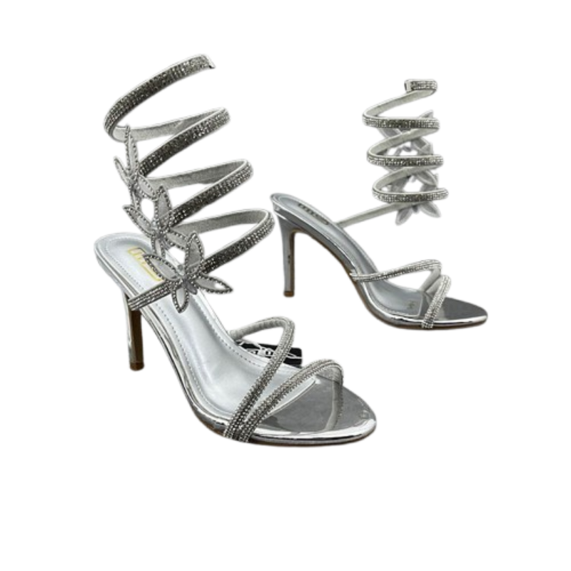 Twilight Crystal Butterfly Sandals