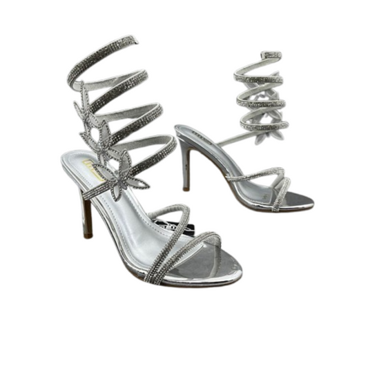 Twilight Crystal Butterfly Sandals