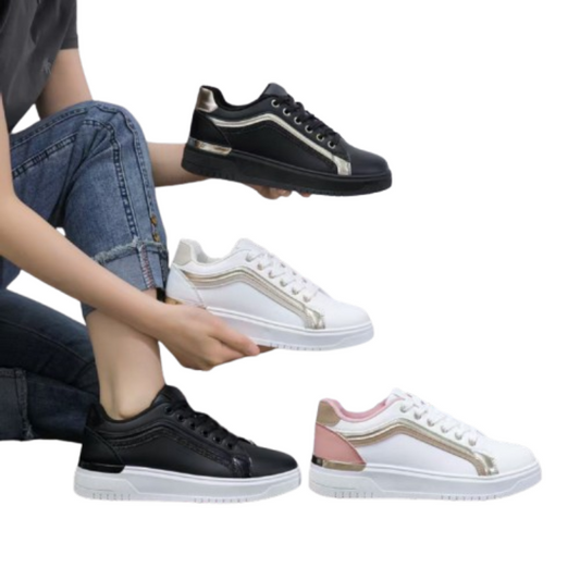 Golden Glow Sneakers