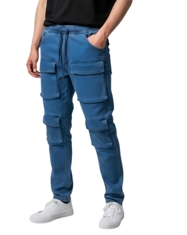 Multi Pocket Cargo Jeans