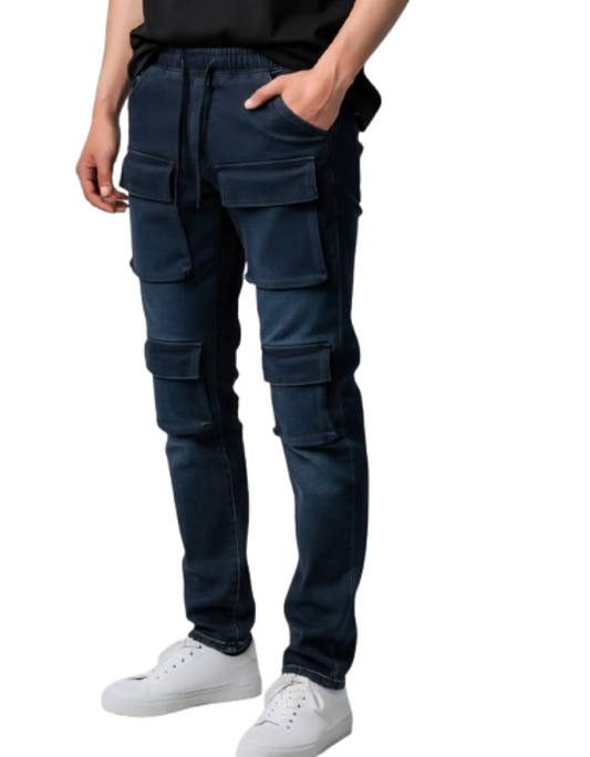 Multi Pocket Cargo Jeans