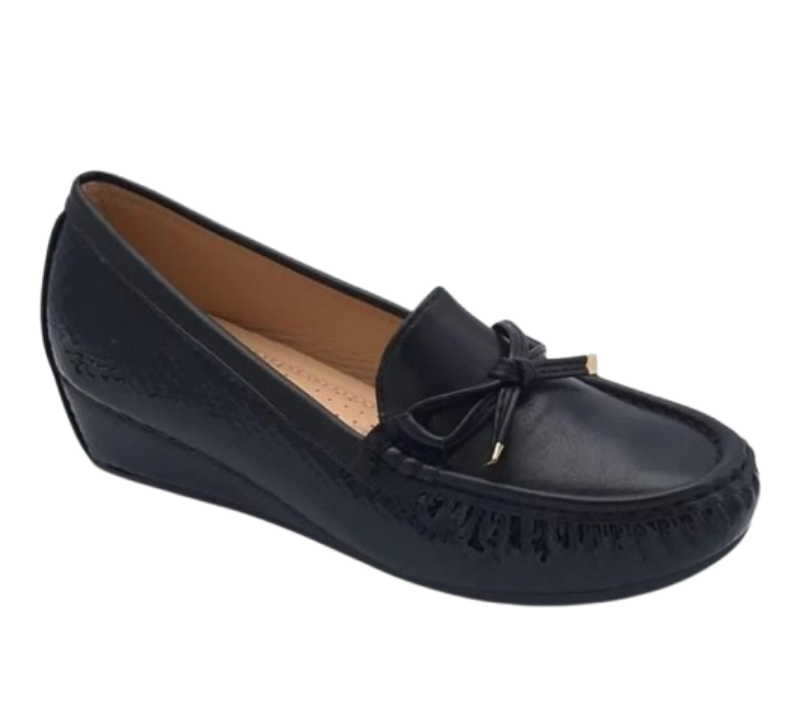 Bow Moccasin Loafers